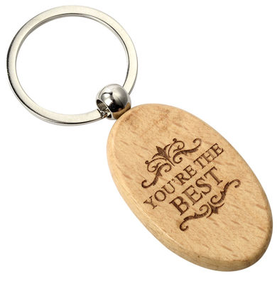 สายกุญแจไม้ที่ฉลากเป็นพิเศษ ความหนา 2-10 มม สําหรับงานธุรกิจ