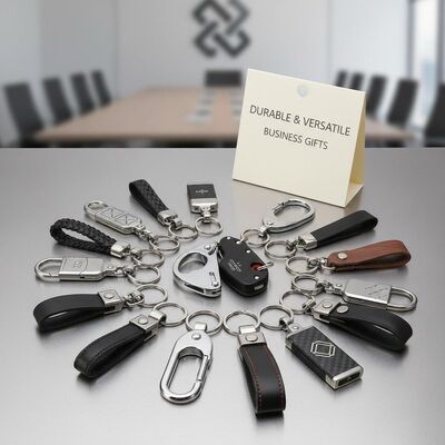 Durable keychains including versatile keychain holder styles perfect for business promotions and client appreciation