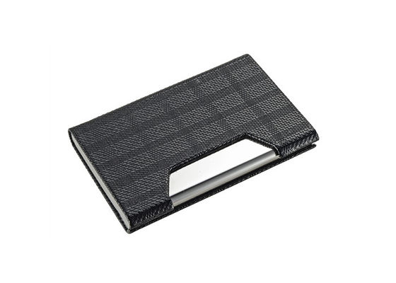 65g Promotion กระเป๋าใส่นามบัตรหนัง PU Magnetic Card Case 64*97*17mm
