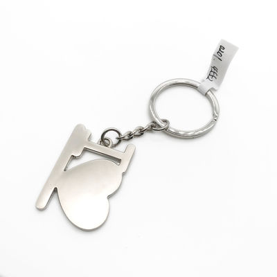 มี OEM / ODM หัวใจโลหะ Key Ring Holder กับแพ็คเกจส่วนตัว