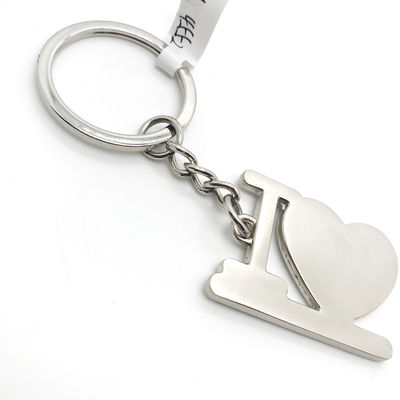 มี OEM / ODM หัวใจโลหะ Key Ring Holder กับแพ็คเกจส่วนตัว