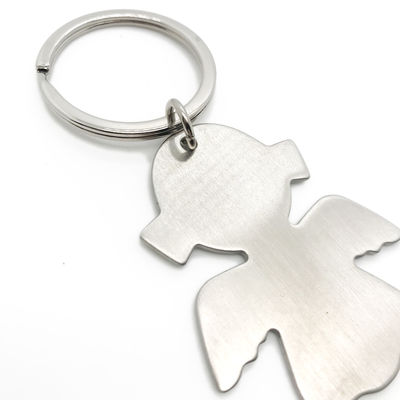 ในรูปของผู้หญิง โลหะสกัดซีนก Keychain กับ Keychain Holder