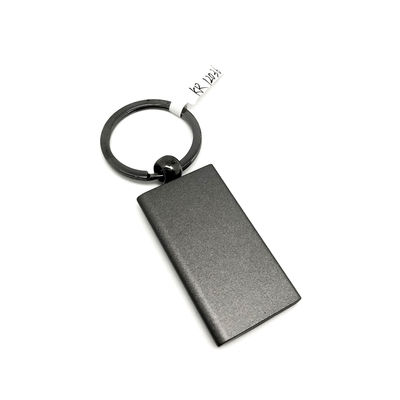 ในฐานะ Photo Metal Keychain Holder สําหรับ OEM / ODM มีให้เลือก Black Gun