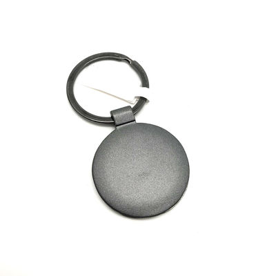 สีดําปืนซิงก์สลัดโลหะ Keychain ผู้ถือสําหรับความต้องการของลูกค้า