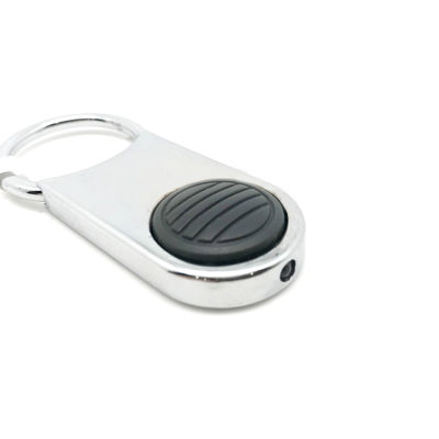 องค์กรที่ใช้ได้ สแตนเลส Keychain จัดการกับ Logo ที่กําหนดเอง