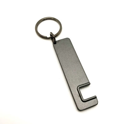 MOQ 500 เหรียญ Keychain ผู้ถือด้วยโลโก้ที่กําหนดเองสําหรับ