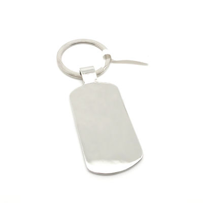 ตัวถือกุญแจโลหะสีเงินสําหรับ OEM / ODM มีตามต้องการ
