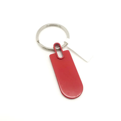 19g โลหะ Keychain ผู้ถือโลโก้ โลหะ Keychain รูปภาพ