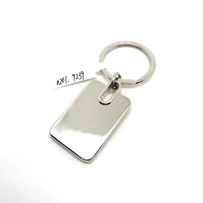 25x75x5 มิลลิเมตร โลหะ Keychain Holder ความทนทานสูง