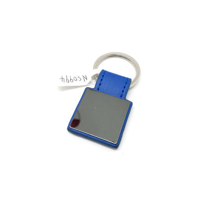 คลาสสิกหนัง Key Holder Keychain ใน Polybag การออกแบบที่กําหนดเอง