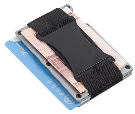 คลาสสิค PU อลูมิเนียม RFID ปิดกระเป๋าเงิน จัดการ ป้องกัน 8-10 บัตร