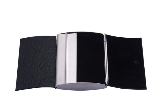 Slim Metal Snap Closure ผู้ถือบัตรธุรกิจสําหรับบัตรธุรกิจมืออาชีพ