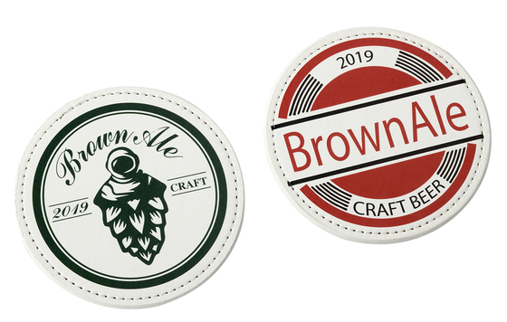 ชุดที่รองแก้วน้ำแบบดูดซับได้ ทำจากวัสดุไม้ก๊อก/PU หลากสีสัน สำหรับการจัดโต๊ะอาหารที่สดใส