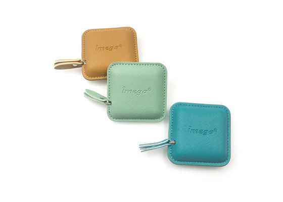 ตลับเมตรสีชมพู 20 มม. สีสันสดใสร่างกายส่วนบุคคล ABS PU Leather