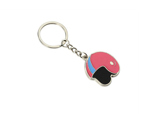 Pantone Enamel Iron Man Helmet พวงกุญแจของที่ระลึก Metal Car Keychain