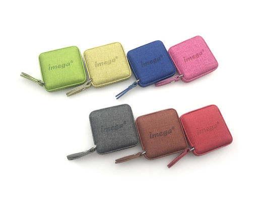 ABS PU Leather Mini เทปวัดแบบหดได้ผ้าพื้นผิว Debossing โลโก้ของที่ระลึก