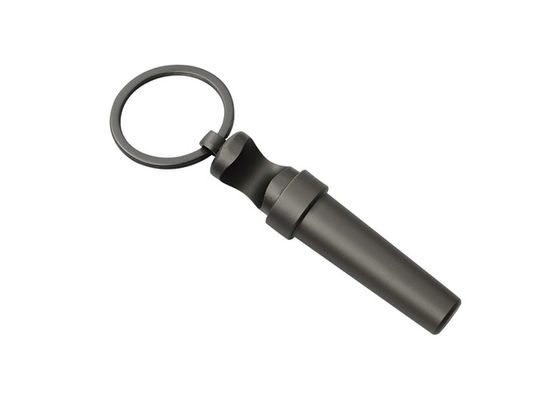 ที่เปิดขวดโลหะสีดำ IMEGA เลเซอร์แกะสลักไวน์ Corkscrew พวงกุญแจ