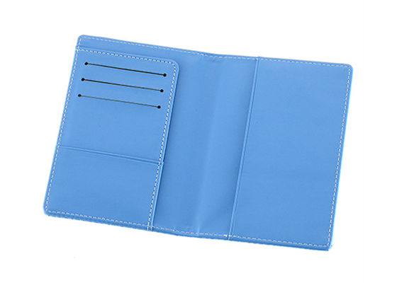 Weave Pu Leather Passport Holder Women สี่เหลี่ยมผืนผ้าโฆษณา Gift