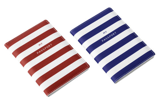 ราคาดี สี่เหลี่ยม เนื้อผ้ารูปแบบ PU ผู้ถือหนังสือเดินทางที่มี ID Window ออนไลน์