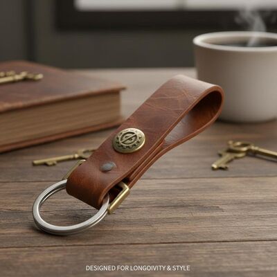 ราคาดี คลาสสิก Keychain สายกุญแจหนัง สายกุญแจหนัง ผู้ถือ สายกุญแจที่ออกแบบมาเพื่อสไตล์อายุยาวและความเป็นจริงในการสวมทุกวัน ออนไลน์