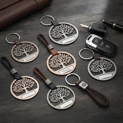 คุณภาพ การจัดสรรและนํา Keychain รถยนต์ตามสั่ง ด้วยต้นไม้โมติวส่วนบุคคล โรงงาน